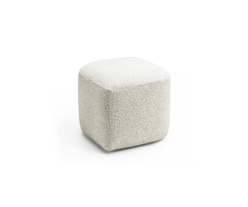 Frigerio Tom Pouf with sculptural design and premium upholstery for contemporary interiors Casa Design Group