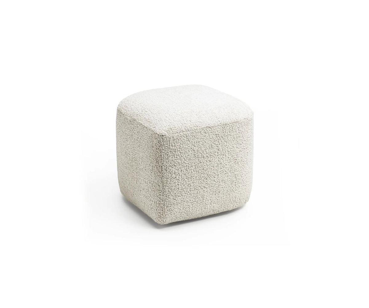 Frigerio Tom Pouf with sculptural design and premium upholstery for contemporary interiors Casa Design Group