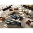 Frigerio Tom Pouf with sculptural design and premium upholstery for contemporary interiors Casa Design Group