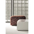 Frigerio Tom Pouf with sculptural design and premium upholstery for contemporary interiors Casa Design Group