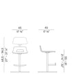 High End Torso Stool by Potocco Casa Design Group