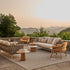 Tosca elegant outdoor sofa by Monica Armani for Tribù | Casa Design Group