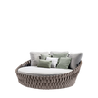 Elegant Tosca Outdoor Daybed by Tribù Featuring Rounded Forms and Plush Cushions | Casa Design Group