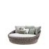 Elegant Tosca Outdoor Daybed by Tribù Featuring Rounded Forms and Plush Cushions | Casa Design Group