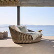 Elegant Tosca Outdoor Daybed by Tribù Featuring Rounded Forms and Plush Cushions | Casa Design Group