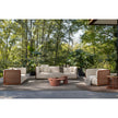 Modern Totem Outdoor Coffee Table with Cylindrical Base Casa Design Group