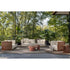 Modern Totem Outdoor Coffee Table with Cylindrical Base Casa Design Group