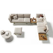 Modern Totem Outdoor Coffee Table with Cylindrical Base Casa Design Group