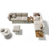Modern Totem Outdoor Coffee Table with Cylindrical Base Casa Design Group