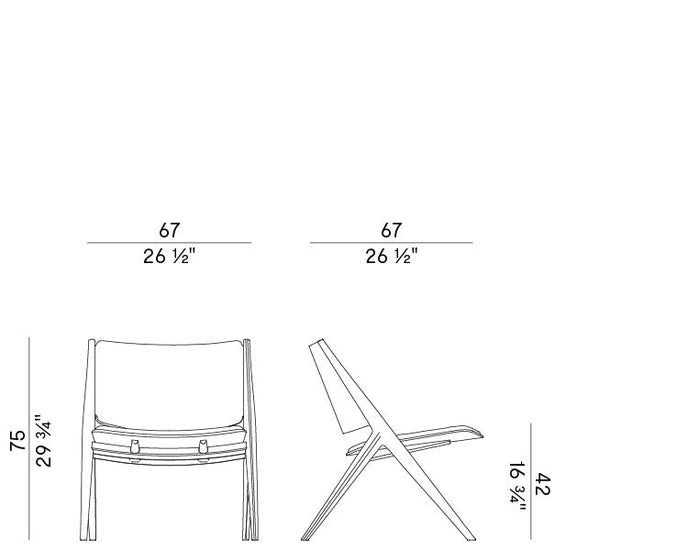 High End Track Lounge Chair by Potocco Casa Design Group