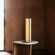 Trampolino C Table with Marble Top and Stained Ash Wood Base by Tacchini | Casa Design Group