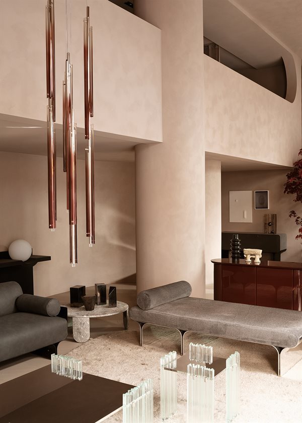 High End Tratto Hanging Lamp by Gallotti&Radice Casa Design Group
