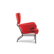 Tre Pezzi Lounge Chair by Cassina designed by Franco Albini with a sculptural upholstered wingback design.