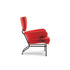 Tre Pezzi Lounge Chair by Cassina designed by Franco Albini with a sculptural upholstered wingback design.
