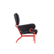 Tre Pezzi Lounge Chair by Cassina designed by Franco Albini with a sculptural upholstered wingback design.