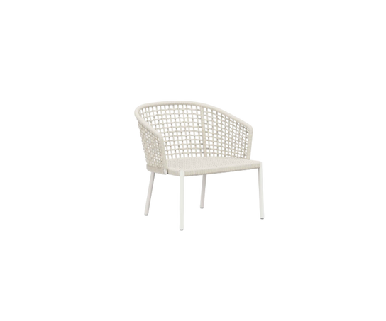 Tribeca Lounge Chair by Danao | Stylish Outdoor Seating with Aluminum Frame and Rope Weave | Casa Design Group