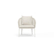Tribeca Lounge Chair by Danao | Stylish Outdoor Seating with Aluminum Frame and Rope Weave | Casa Design Group