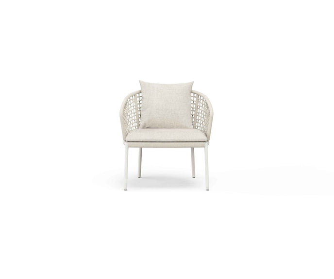 Tribeca Lounge Chair by Danao | Stylish Outdoor Seating with Aluminum Frame and Rope Weave | Casa Design Group