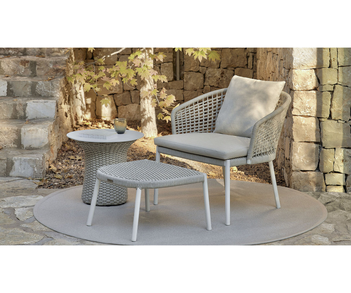 Tribeca Lounge Chair by Danao | Stylish Outdoor Seating with Aluminum Frame and Rope Weave | Casa Design Group