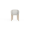 Contemporary Tribeca Teak Outdoor Dining Chair by Danao | Casa Design Group