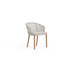Contemporary Tribeca Teak Outdoor Dining Chair by Danao | Casa Design Group