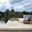Teak and glass outdoor lanterns by Tribù Studio | Casa Design Group