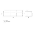 High End Tulum Extra Large Sofa Set by Vondom Casa Design Group