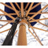 Elegant Tuuci M1 Voilare Umbrella with arched ribs and scallop valance Casa Design Group