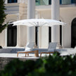 Modern curved marine-grade umbrella by Tuuci Ocean Master Max | Casa Design Group