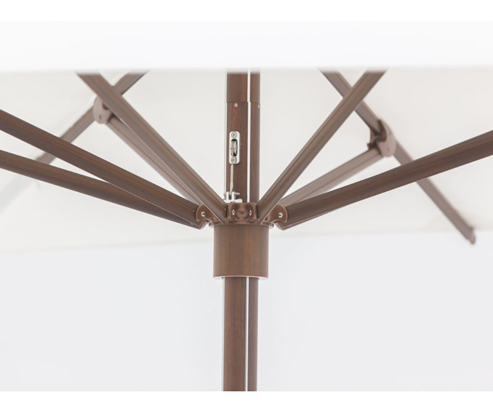 Modern curved marine-grade umbrella by Tuuci Ocean Master Max | Casa Design Group