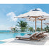 Marine-grade teak umbrella by Tuuci Ocean Master Max Nautical Teak Casa Design Group