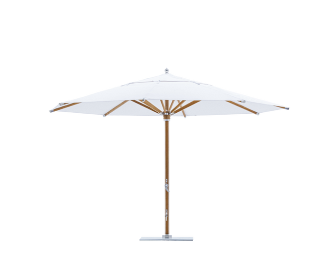 Tuuci Ocean Master Max Northstar Nautical Teak Umbrella luxury outdoor parasol Casa Design Group