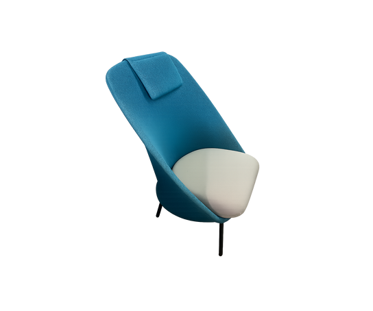 Luxury Twins High-Back Lounge Armchair by Expormim Designed by MUT Design Studio Casa Design Group