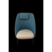Luxury Twins High-Back Lounge Armchair by Expormim Designed by MUT Design Studio Casa Design Group