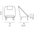 Luxury Twins High-Back Lounge Armchair by Expormim Designed by MUT Design Studio Casa Design Group