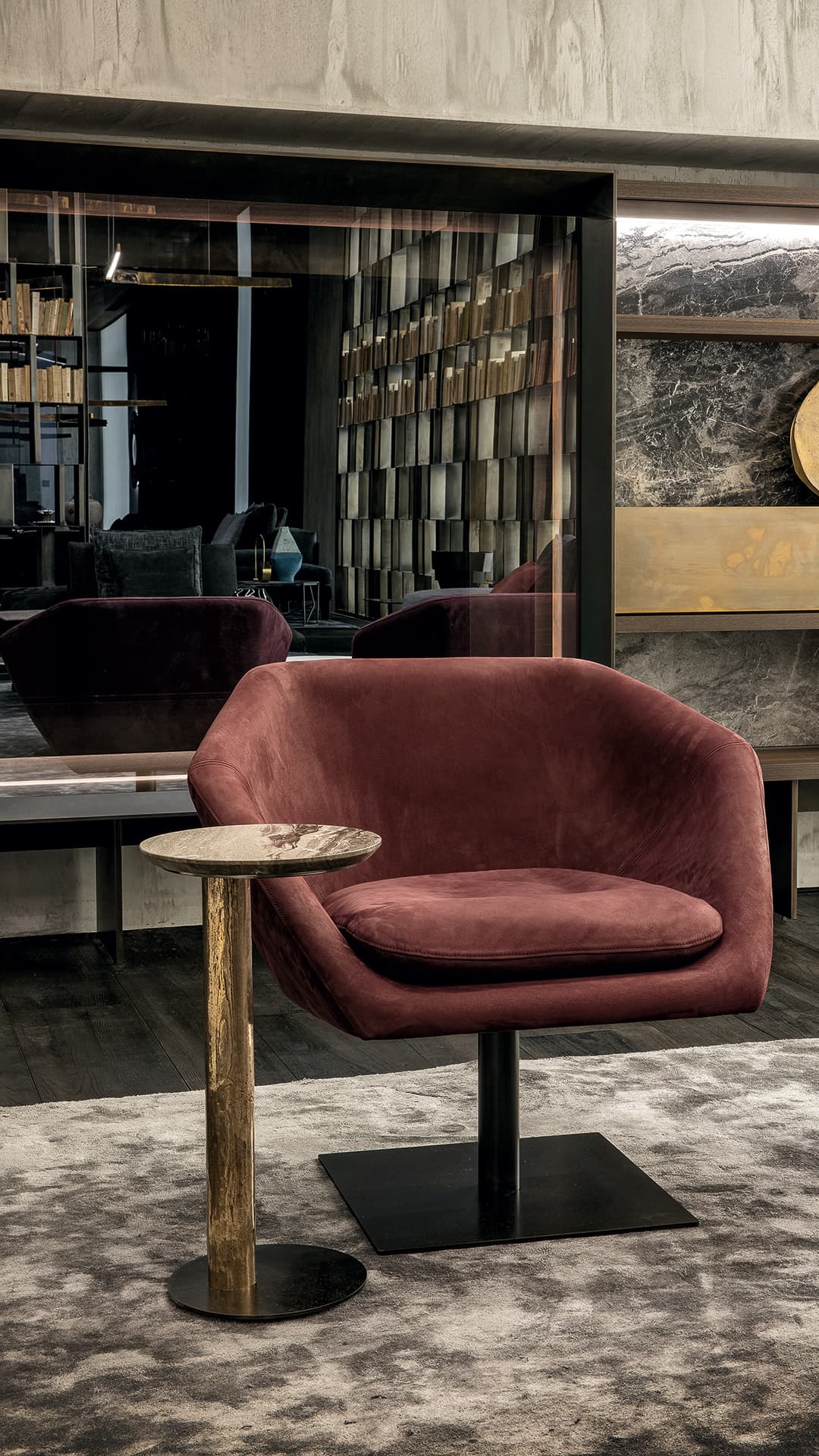 High End Twistable Coffee Table by Henge Casa Design Group