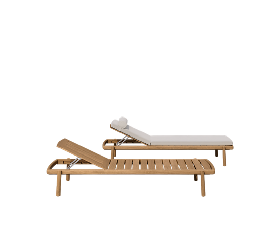 Charming Ukiyo Outdoor Chaise Lounge with Plush Cushion and Stylish Design | Casa Design Group
