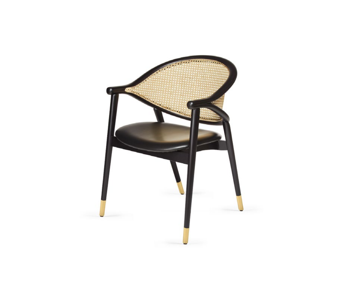 High-End Umami Cane Dining Chair by Accento Casa Design Group