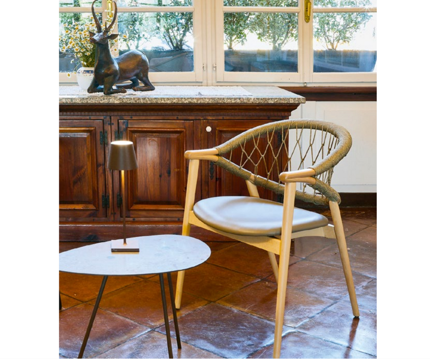High-End Umami Cane Dining Chair by Accento Casa Design Group