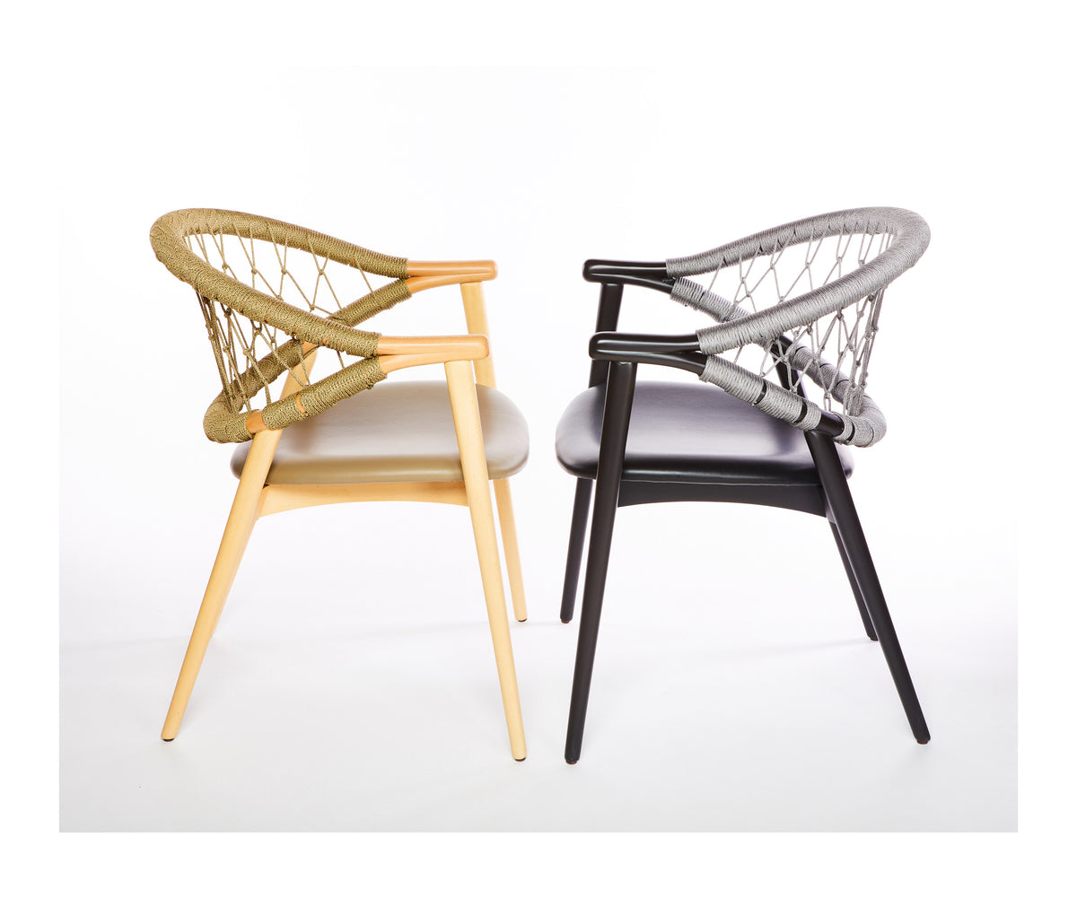 High-End Umami Cane Dining Chair by Accento Casa Design Group