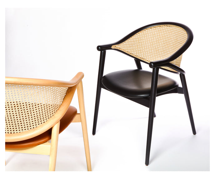 High-End Umami Cane Dining Chair by Accento Casa Design Group