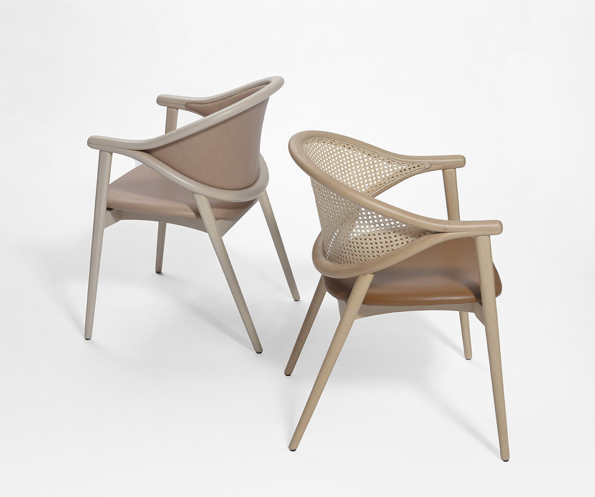 High-End Umami Cane Dining Chair by Accento Casa Design Group