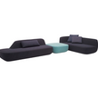 Contemporary Uptown Pouf by Paola Lenti Versatile Seating Casa Design Group