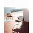 Modern Vela Outdoor Lounge Chair with Metal Frame by Potocco | Casa Design Group