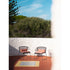 Modern Vela Outdoor Lounge Chair with Metal Frame by Potocco | Casa Design Group