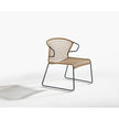 Modern Vela Outdoor Lounge Chair with Metal Frame by Potocco | Casa Design Group