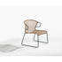 Modern Vela Outdoor Lounge Chair with Metal Frame by Potocco | Casa Design Group