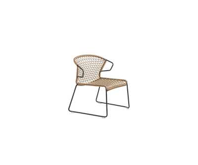 Modern Vela Outdoor Lounge Chair with Metal Frame by Potocco | Casa Design Group