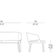 High End Velis Sofa by Potocco Casa Design Group
