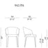 High End Velis Tub Armchair by Potocco Casa Design Group